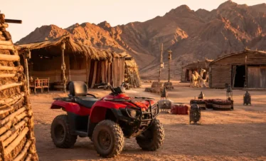 Private Quad bike Adventure Safari to bedouin Village